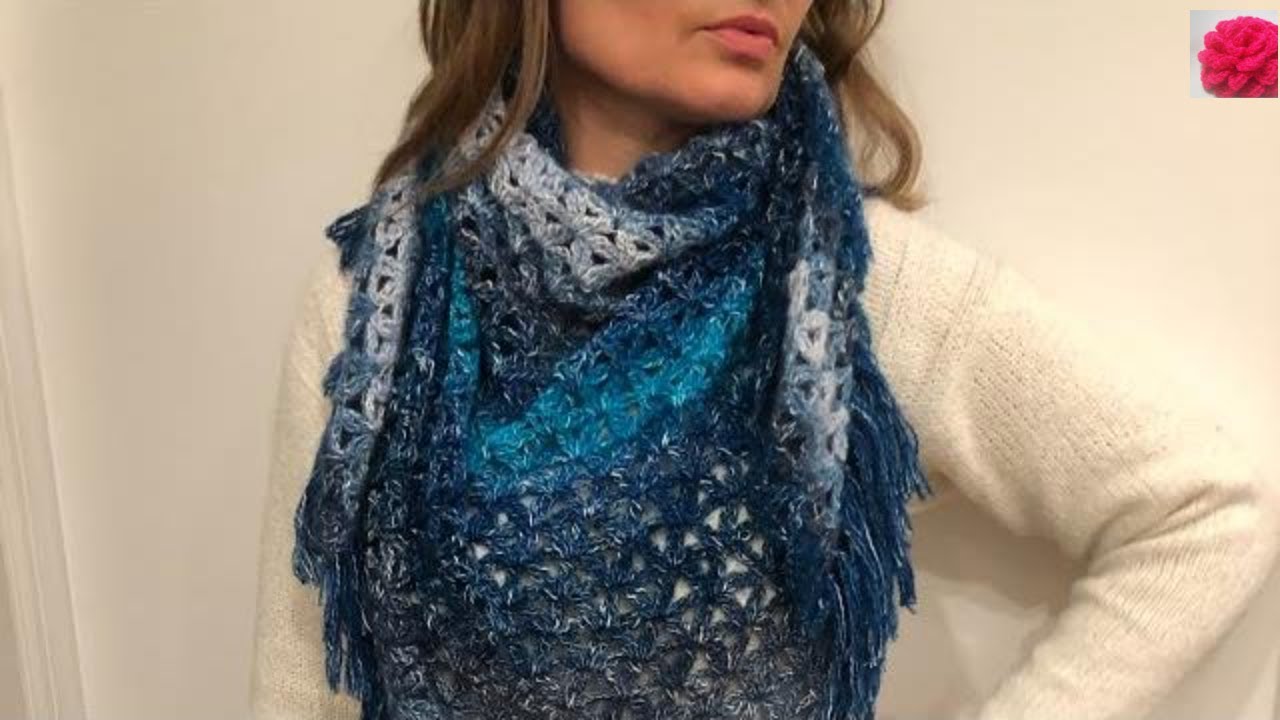 How to add fringe to the shawl/ Fringe tutorial/ DIY add fringe