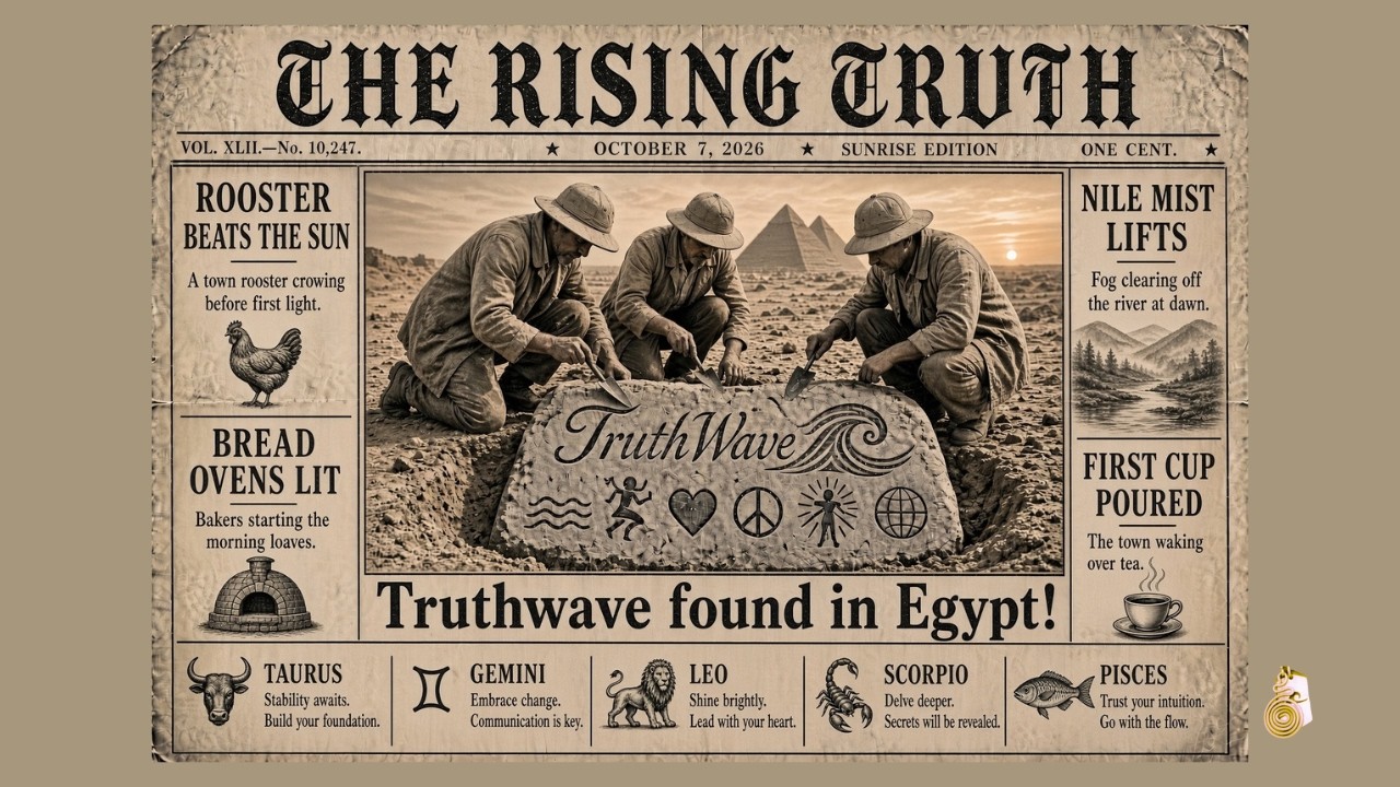 October 7  2026  TruthWave Wednesday Hump DAY  SunRISE Energy Session -
