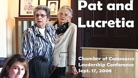 Pat Brittain and Lucretia Bussey -- Leadership Con...
