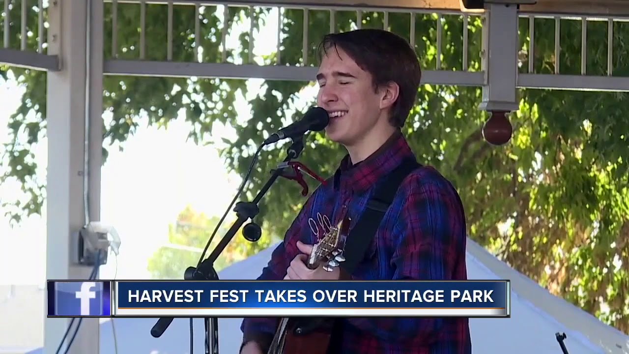 newspaper mockup Harvest Fest at Heritage Park