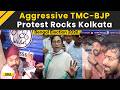 Bengal Election 2026: TMC &amp; BJP Workers Held Protest Outside Strong Room As Tensions Rose