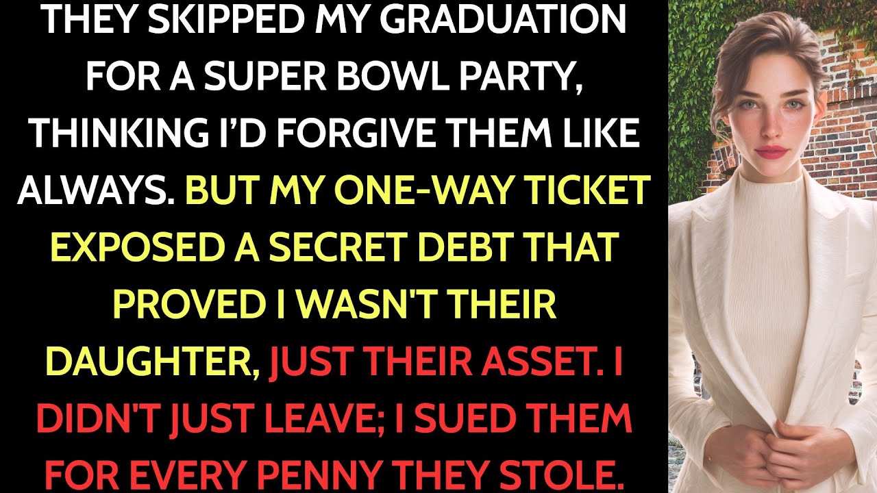My Parents Skipped My Graduation for a Super Bowl Party—A One-Way Ticket Changed My Life Forever