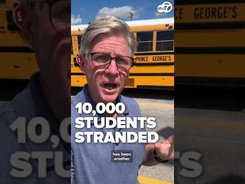 Video 10,000 students left without bus rides in Prince George's County