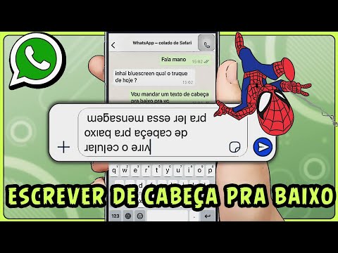 Vídeo: Como Escrever De Cabeça Para Baixo