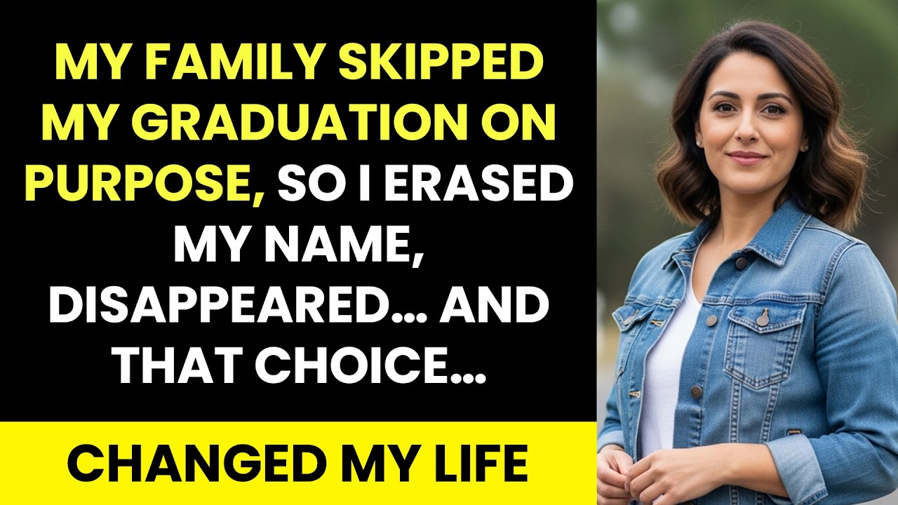 They Skipped My Graduation On Purpose, So I Erased My Name And Left Forever