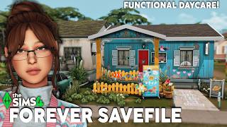 I built a FUNCTIONAL DAYCARE for my Sims 4 Forever Savefile