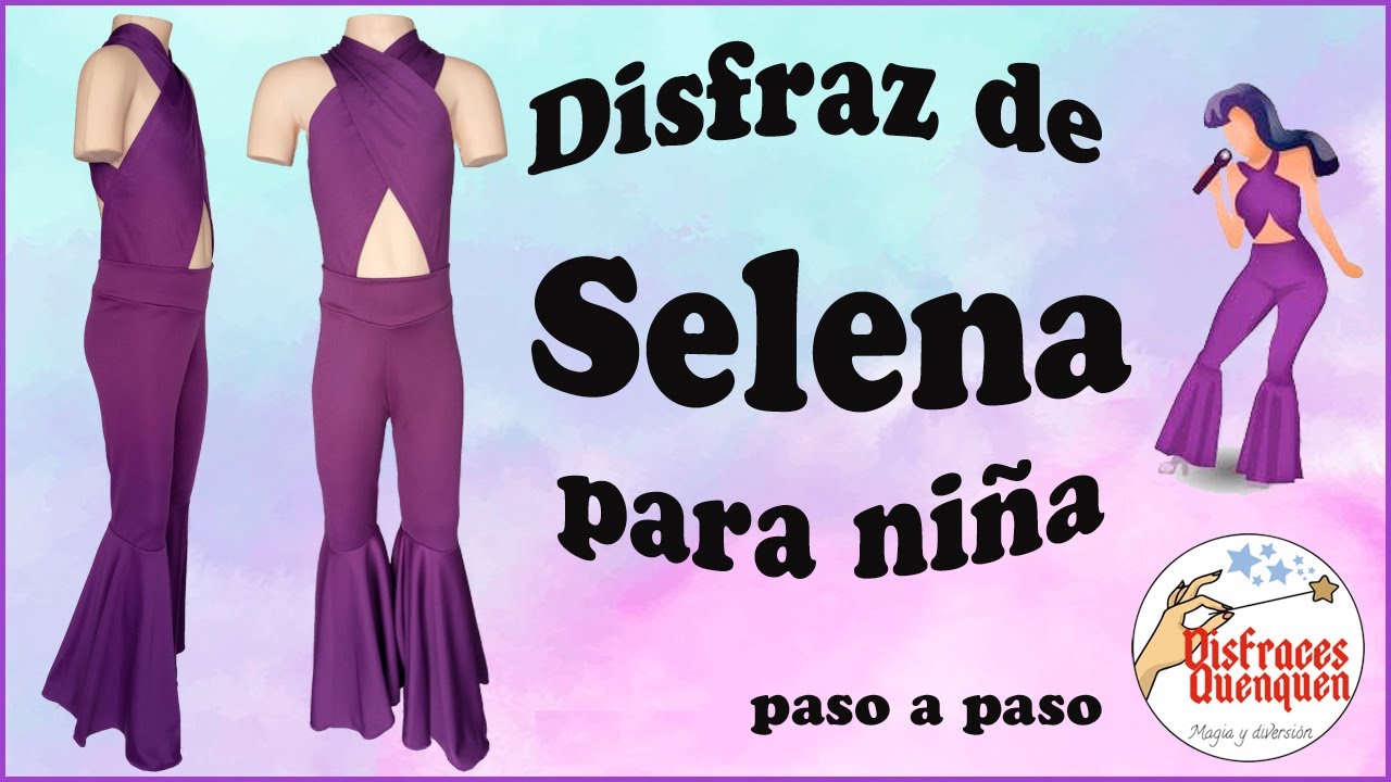 DIY. Disfraz de Selena para niña ❤️ Como hacer traje de Selena Quintanilla paso a paso.