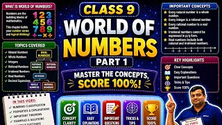 World of Numbers | Class 9 Maths | Important Questions & Concepts | By Shailesh Sharma