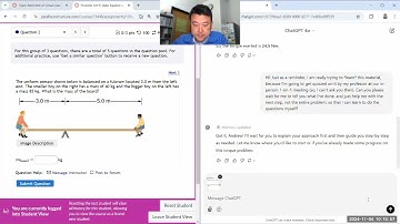 Physics 4A - Problem Solving with ChatGPT 4o - Set 9 - Static Equilibrium and Gravity