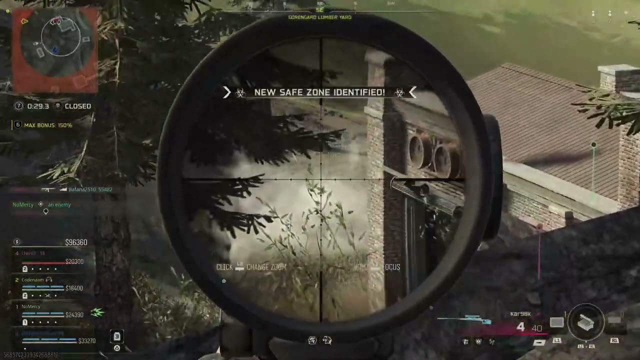 20260114 Verdansk - Holding high ground with snipers results in victory