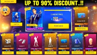 Mystery Shop Discount Event Free Fire | Up To 90% Off Mystery Shop | Free Fire New Event | Ff Event