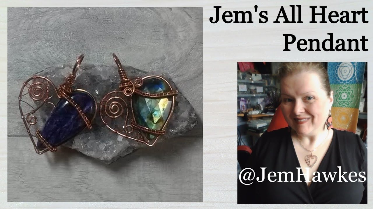 All Heart Cabochon Setting Pendant Tutorial by Jewellery Designer Jem Hawkes