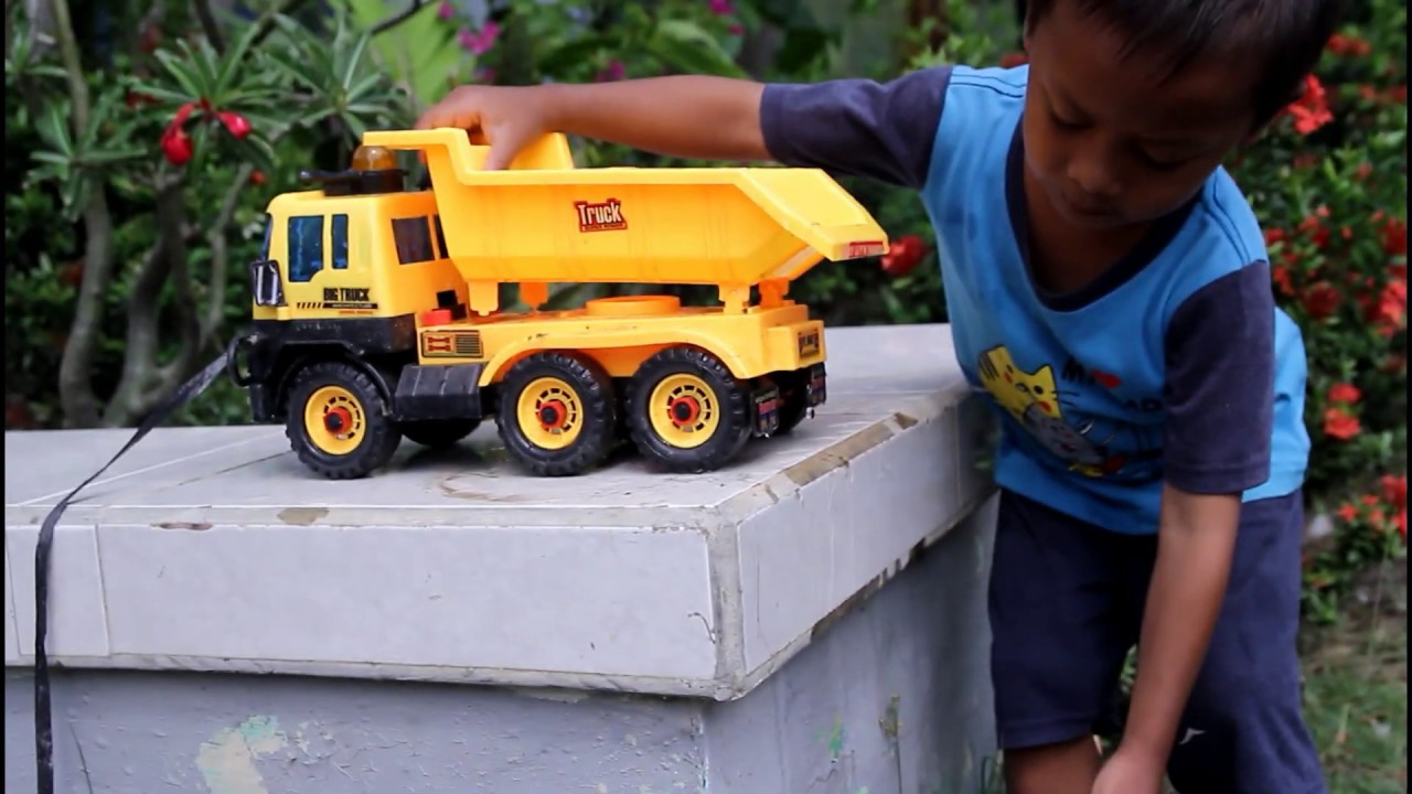  Mainan  Anak  Mainan  Truk  Dump Truck Pasir dan Excavator Di 
