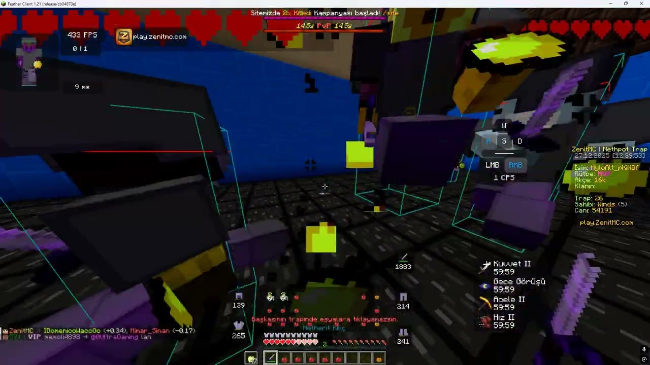 1v1 gelcek yüzleri yok :d