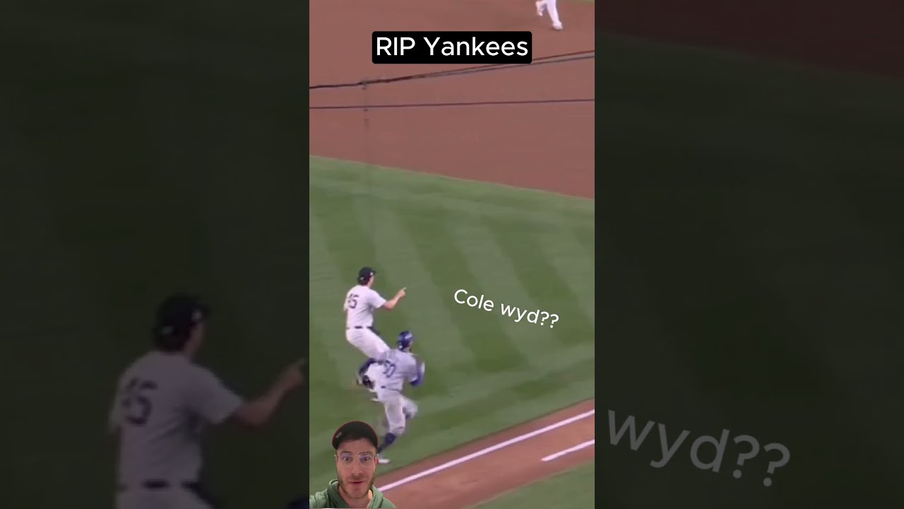 These 2 Plays Lost The Yankees World Series Mlb Baseball Worldseries Clips Highlights