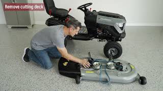 Murray Tractor MT100 / MT200 How to Change the Deck Belt