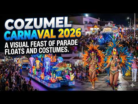 Carnaval de Cozumel 2026: A Visual Feast of Parade Floats and Costumes