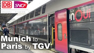 Munich to Paris by TGV Duplex highspeed train, 5h47 from €39.90