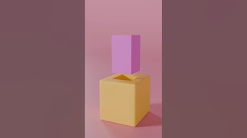Satisfying Cube Animation in Blender |Relaxing Loop Video #animation #shorts #satisfying #loopvideo