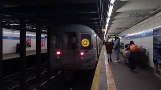 R68 #2902/#2788 (Q) via 6 Av Line leaving Grand Street