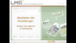EMailadresse andern im LMS