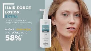 Hair Force. Πρόληψη & Αντιμετώπιση Γυναικείας Τριχόπτωσης Frezyderm