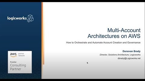 Multi- Account Architecture on AWS