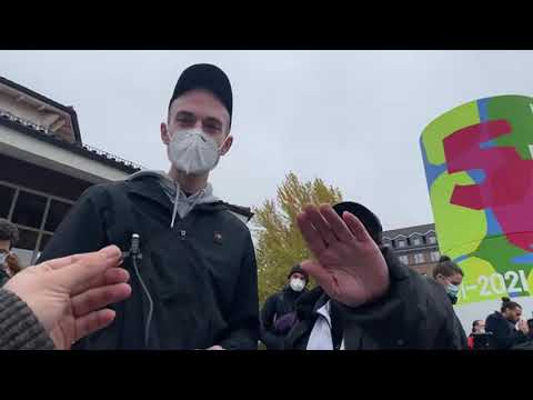 Kassel Kundgebung Demo 27.10.21 › Studenten stehen auf ‹ Universität Mensa