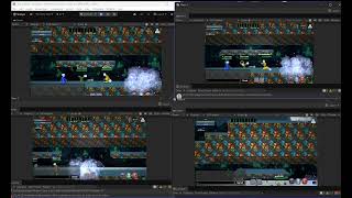 4 Players Testing With Unity Visual Scripting | Space Alien Video Game