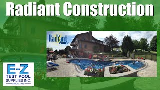 Radiant Metric Freeform Swimming Pool Installation and Construction