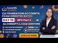 Day 16 - NPO Part 3| CA Foundation | Exam Oriented Batch | May 2026