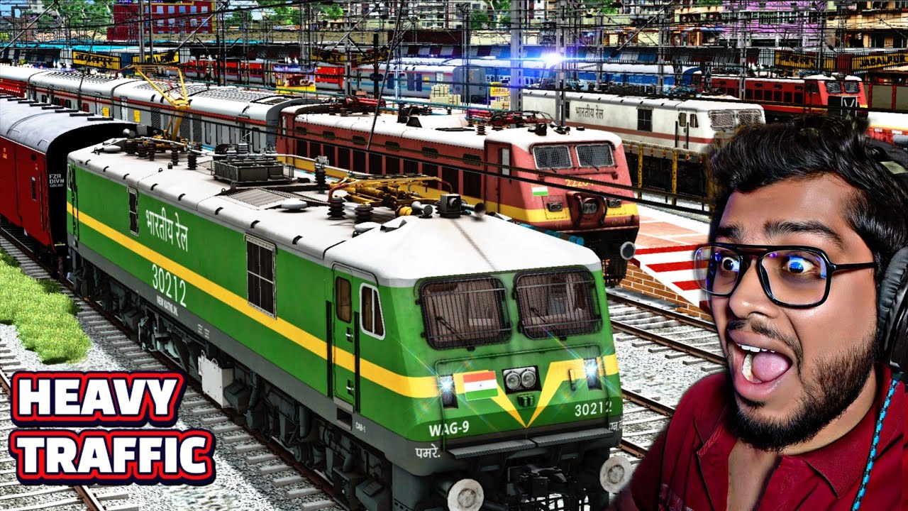 🤯HEAVY TRAFFIC AT JABALPUR JN || Jabalpur - Veraval Express