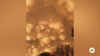 Mammatus Clouds In Oklahoma, Usa