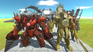 Titans SKIBIDI in SKIBIDI Toilets + Boss Units Test - Animal Revolt Battle Simulator