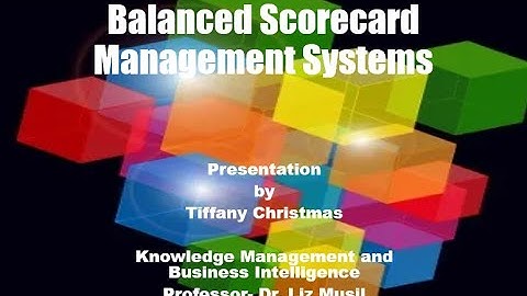Balanced Scorecard Management Systems