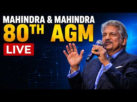 Anand Mahindra LIVE | Mahindra & Mahindra 80th AGM ...