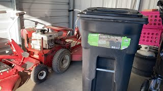 Dumpster Diving Find -64 Gallon Toter Trash Can | Storage Unit Vlog