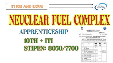 How to apply for Nuclear Fuel Complex ITI Apprentice 2023, NFC ITI Apprentice 2023