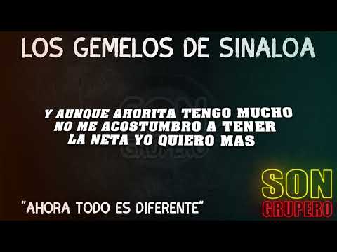 Los Gemelos De Sinaloa - Ahora Todo Es Diferente (Letra/Lyrics) [2022]