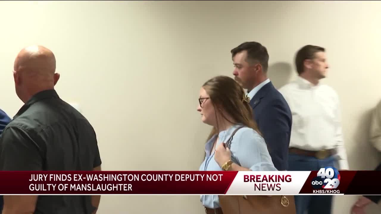 Jury finds former Washington county deputy not guilty of manslaughter ...