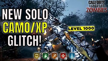 Vanguard Zombie Glitches: NEW SOLO CAMO/XP GLITCH! Level Up Fast In Vanguard Zombies