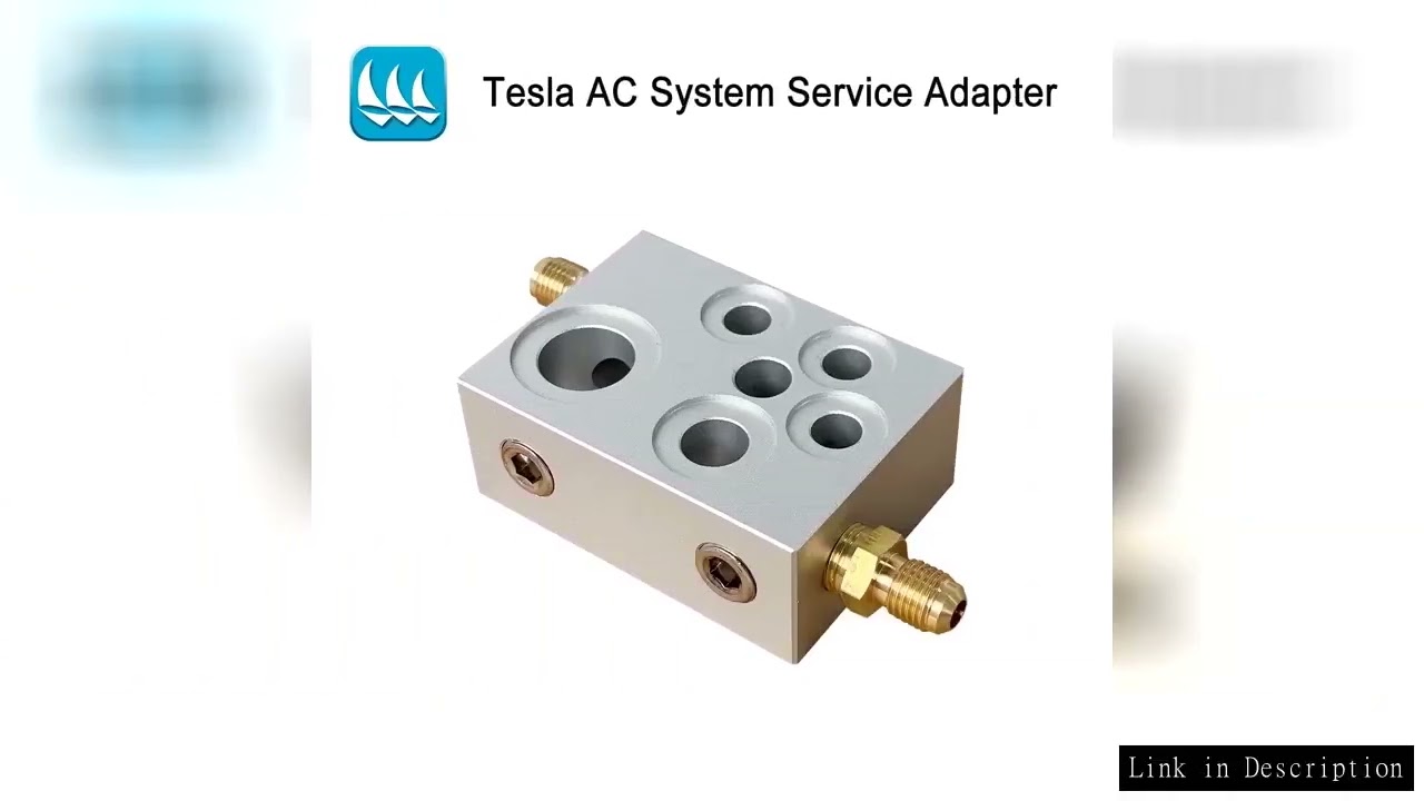 Tesla  Automotive Air conditioning piping cleaning Adapter A/C system flush connector
