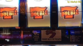 Hand pay Jackpot Live $5 Slot Three Oranges😍 Double Gold Slot Machine 😍 RED ALERT Slot, 赤富士スロット, カジノ