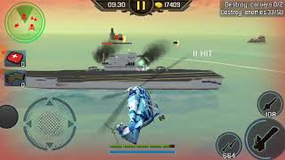 Gunship Strike 3D Mobile Game | Sea Defense Mission screenshot 4