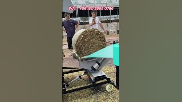 Fully automatic silage baling and wrapping machine, seals and preserves forage for a long time