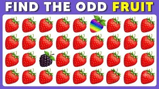 Find the Odd One Out - Fruit Edition | Easy, Medium, Hard - 30 Ultimate Levels screenshot 3