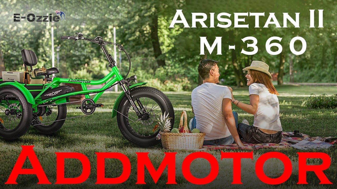 Relax and Ride with the Addmotor Arisetan M-360 Electric Trike! 🚴‍♂️⚡
