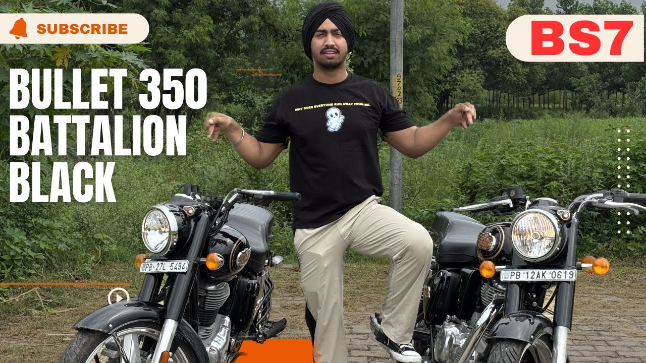New BULLET Standard 350( Battalion Black ) 2025 Model 🏍️
