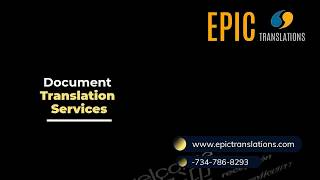 Translate German to English ,www.epictranslations.com