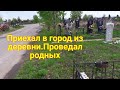 Уехал из деревни в город. Дела житейские. Навел порядок на кладбище Проведал родных